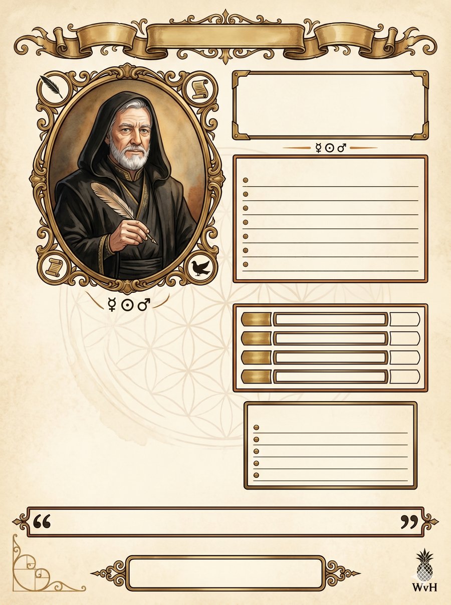 The Steward — personnel file card